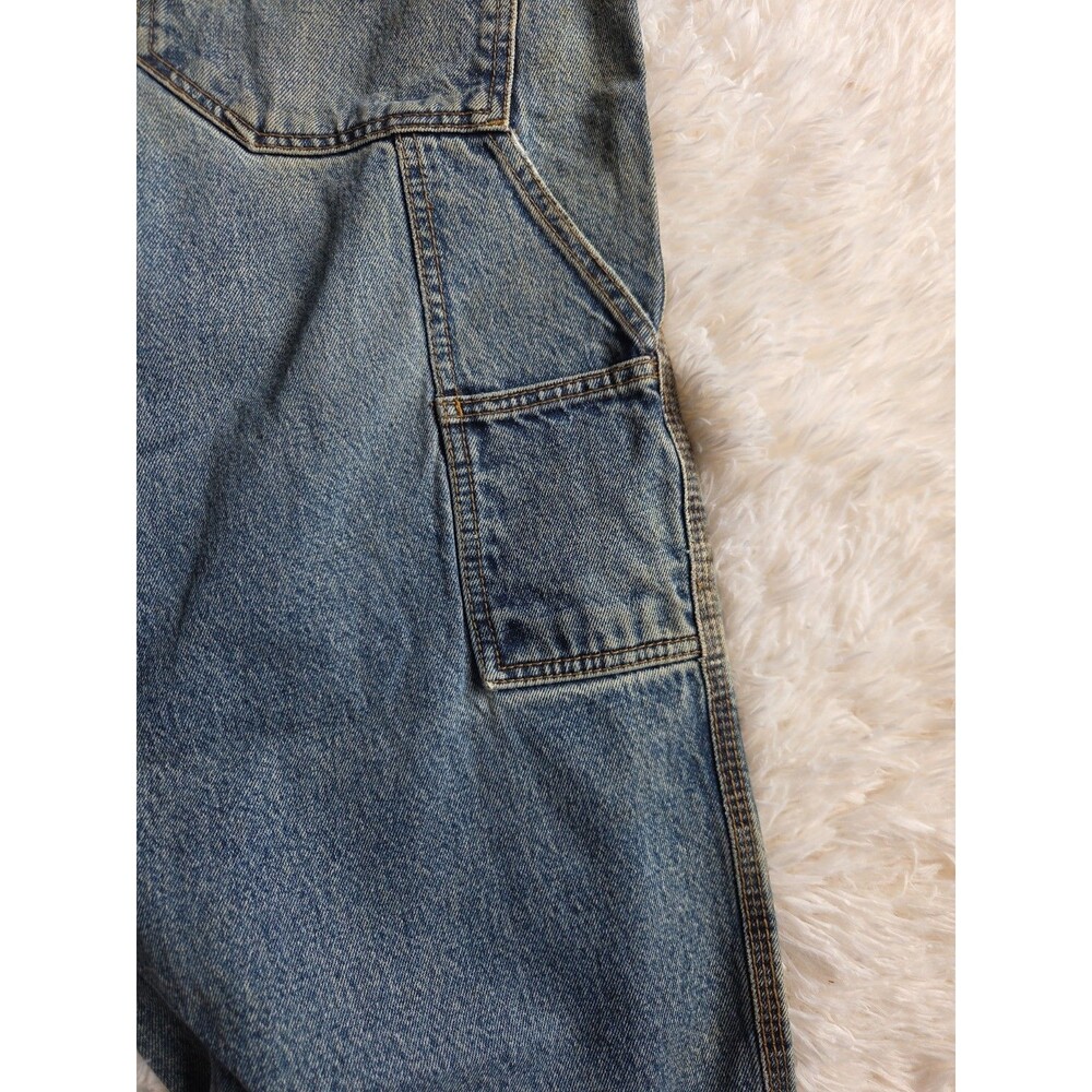 US Polo Assn Carpenter Jeans 31 X 32 Relaxed Wide Leg Distressed Vintage - Picture 13 of 16